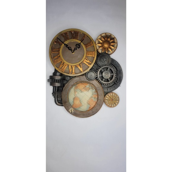 Gears Of Time Clock, Beautiful Clock for Any Room. Unique Clock, Artistic Clock. - Picture 3 of 5